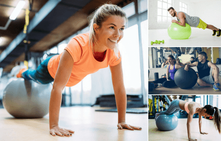 7 упражнения с фитбол за баланс и укрепване на цялото тяло