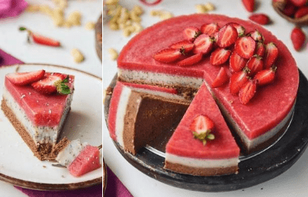 Фитнес рецепта: сурова веган ягодова торта