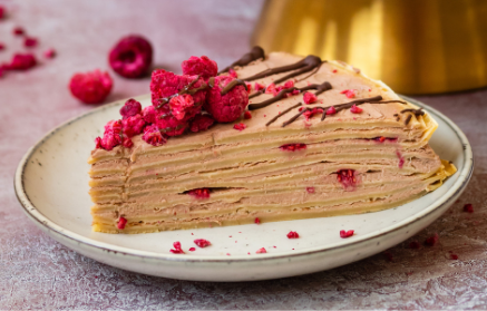 Фитнес рецепта: Палачинкова торта с крем от извара и шоколад