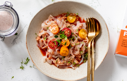 Фитнес рецепта: Паста с риба тон и доматен сос